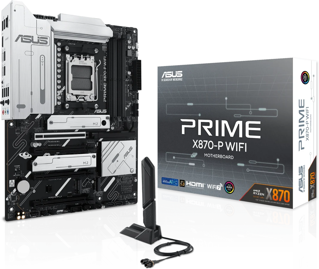 ASUS PRIME X870-P WIFI AMD AM5 ATX DDR5 Motherboard