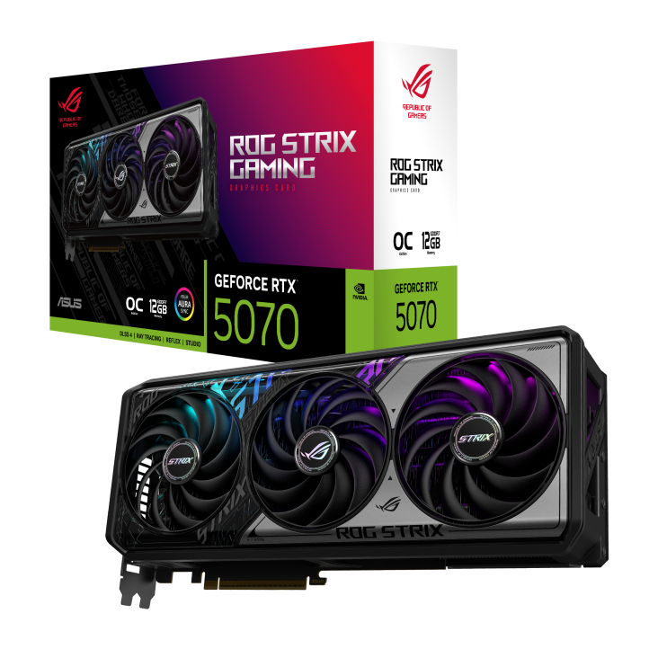 ASUS ROG STRIX GAMING GeForce RTX™ 5070 12GB GDDR7 OC Edition Graphics Card
