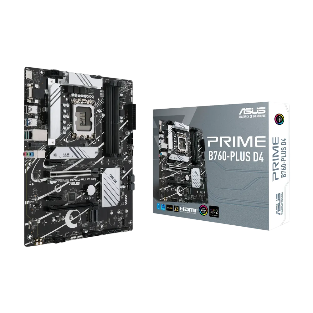 ASUS Prime B760-PLUS D4 Intel B760(13th and 12th Gen) LGA 1700 ATX motherboard