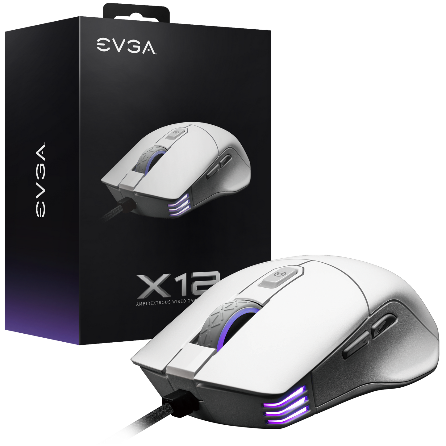 EVGA X12 Ambidextrous Wired Gaming Mouse