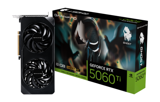 Gainward GeForce RTX™ 5060 Ti GHOST 8GB GDDR7 Gaming Graphics Card