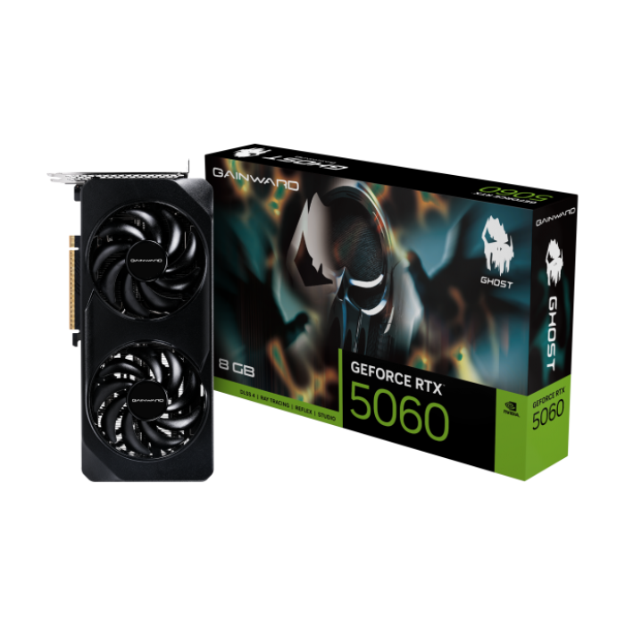 Gainward GeForce RTX™ 5060 GHOST 8GB GDDR7 Gaming Graphics Card