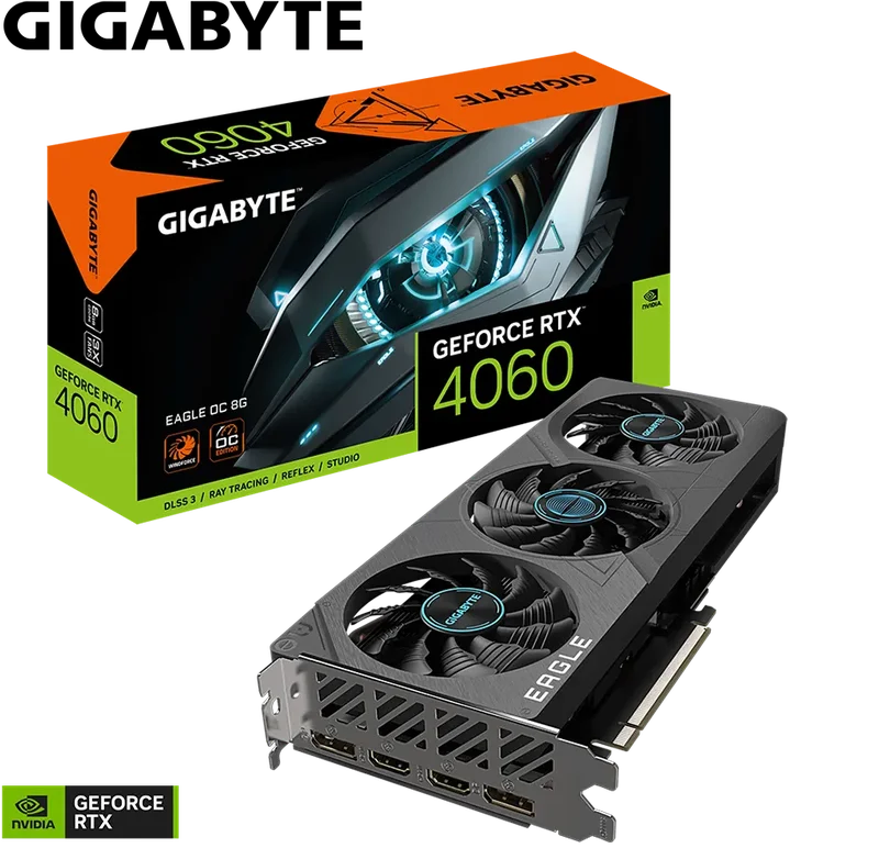 GIGABYTE GeForce RTX 4060 EAGLE OC 8G Graphics Card