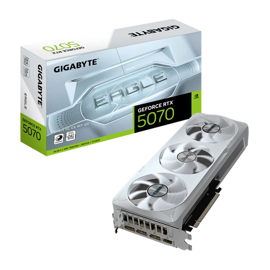 GIGABYTE Eagle OC ICE GeForce RTX 5070 SFF 12GB GDDR7 Gaming Graphics Card