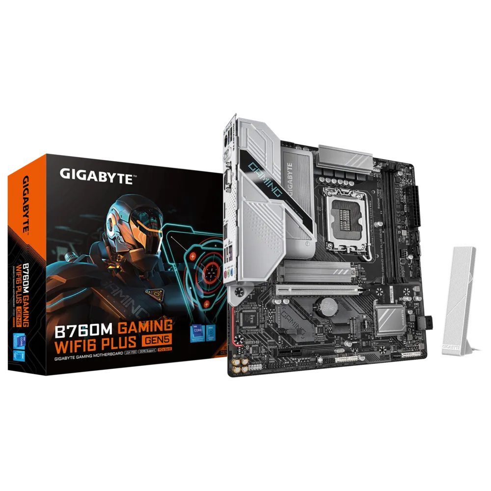 GIGABYTE B760M GAMING WIFI6 PLUS GEN5 Intel B760 LGA 1700 mATX Motherboard