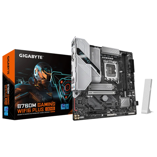 GIGABYTE B760M GAMING WIFI6 PLUS GEN5 Intel B760 LGA 1700 mATX Motherboard