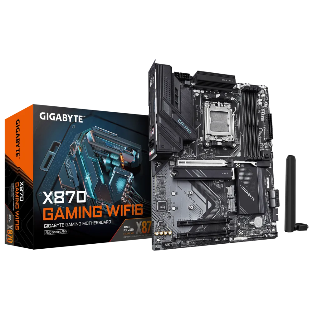 GIGABYTE X870 GAMING WIFI6 AMD AM5 ATX DDR5 Motherboard