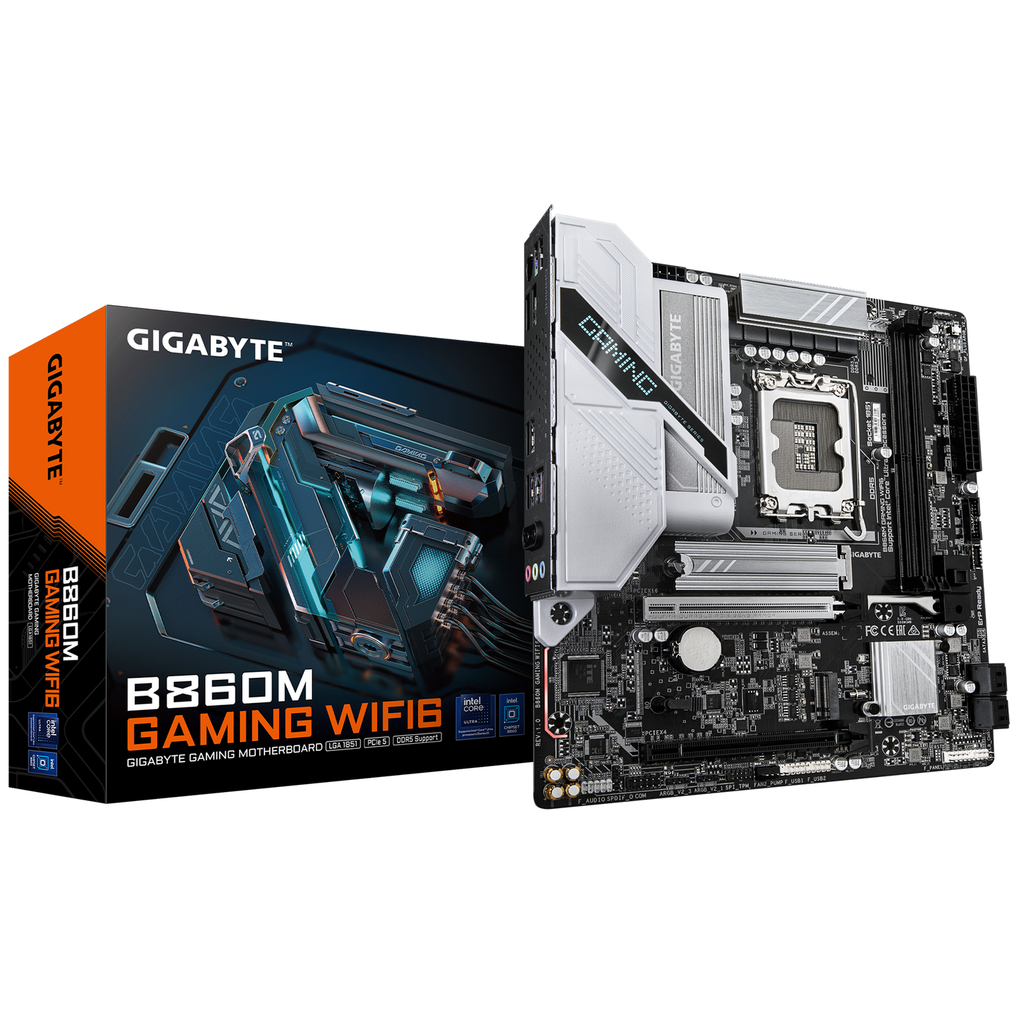 GIGABYTE B860M GAMING WIFI6 LGA 1851 mATX Motherboard