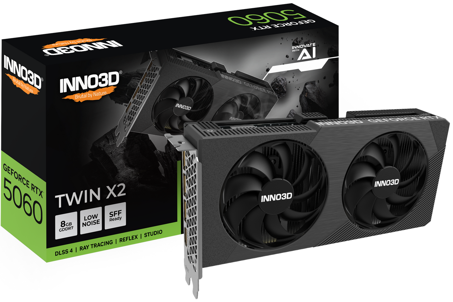 Inno3D GeForce RTX 5060 Twin X2 8GB GDDR7 Graphics Card
