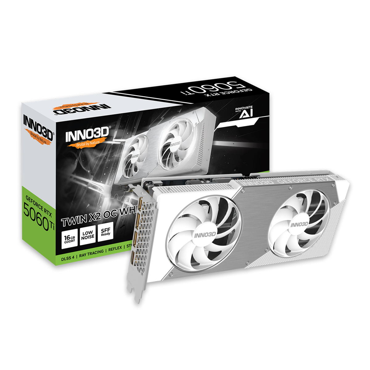 Inno3D GeForce RTX 5060 Ti Twin X2 16GB GDDR7 Graphics Card
