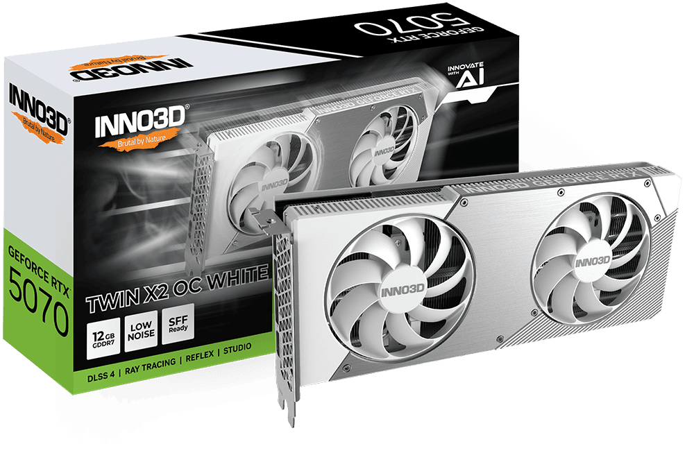 Inno3D GeForce RTX 5070 Twin X2 12GB GDDR7 Graphics Card