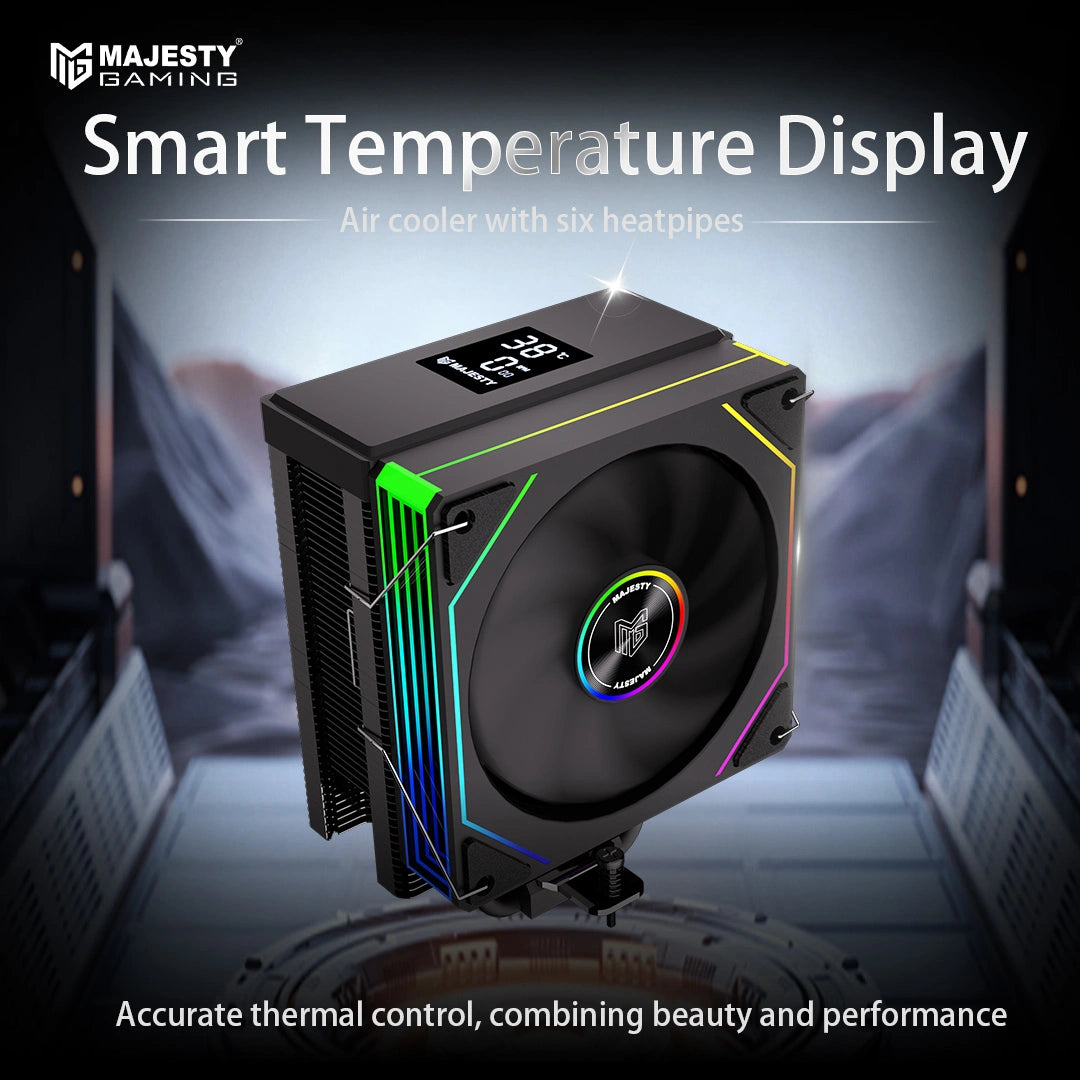 MAJESTY GAMING CAD-301 ARGB CPU Air Cooler