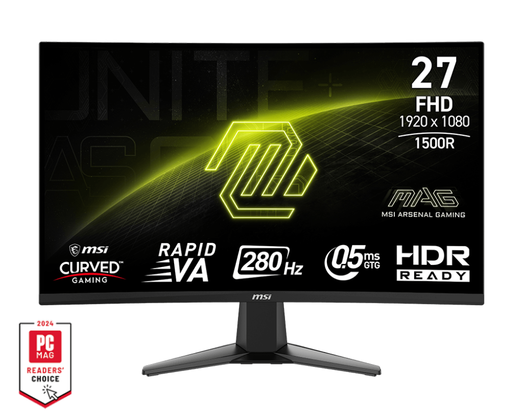 MSI MAG 276CXF 27" FHD 280Hz 0.5ms Rapid VA Gaming Monitor