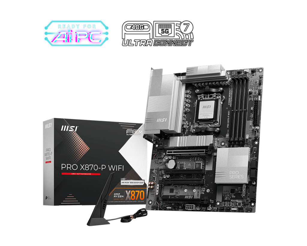 MSI PRO X870-P WIFI ATX AMD Motherboard