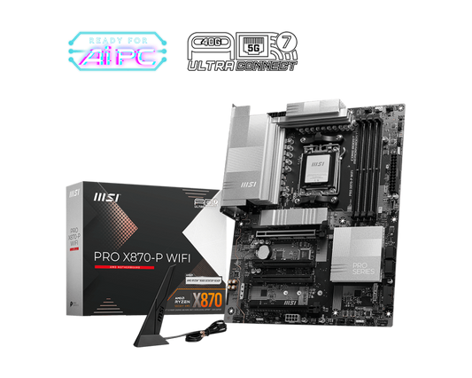 MSI PRO X870-P WIFI ATX AMD Motherboard