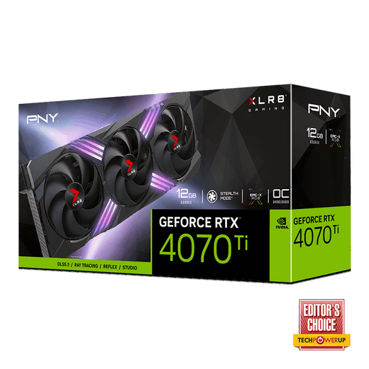 PNY GeForce RTX 4070 Ti 12GB XLR8 Gaming VERTO EPIC-X RGB Graphics Card