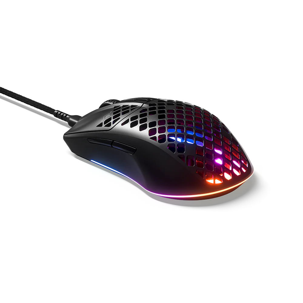 STEELSERIES AEROX 3 RGB ULTRA LIGHTWEIGHT OPTICAL GAMING MOUSE