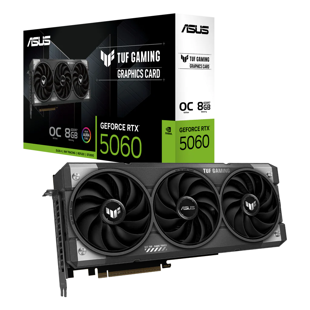 ASUS TUF Gaming GeForce RTX™ 5060 8GB GDDR7 OC Edition Graphics Card