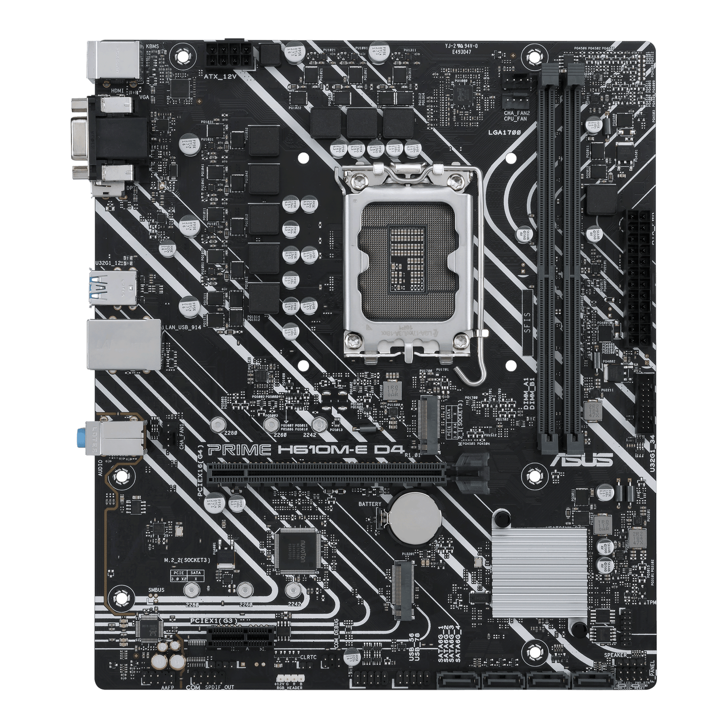 ASUS Prime H610M-E D4 LGA1700 microATX Motherboard
