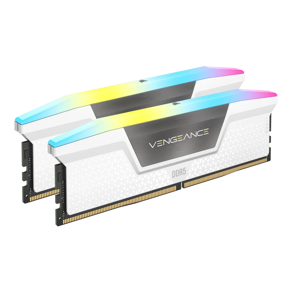 CORSAIR VENGEANCE RGB DDR5 RAM 32GB (2x16GB) 6400MHz