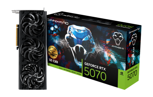 Gainward GeForce RTX™ 5070 Python III 12GB GDDR7 Gaming Graphics Card