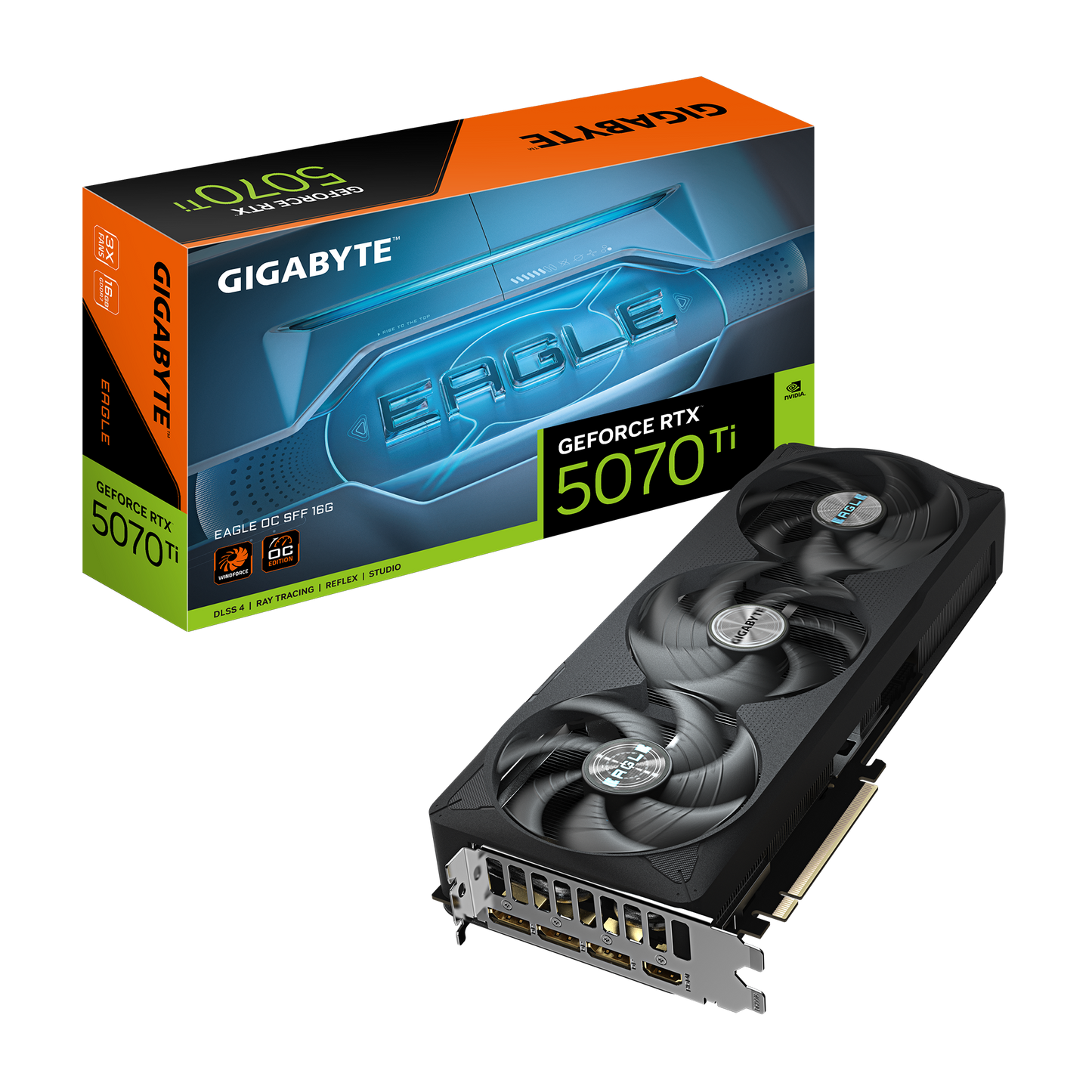 GIGABYTE Eagle OC GeForce RTX 5070 Ti 16GB GDDR7 Gaming Graphics Card