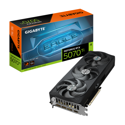 GIGABYTE Eagle OC GeForce RTX 5070 Ti 16GB GDDR7 Gaming Graphics Card