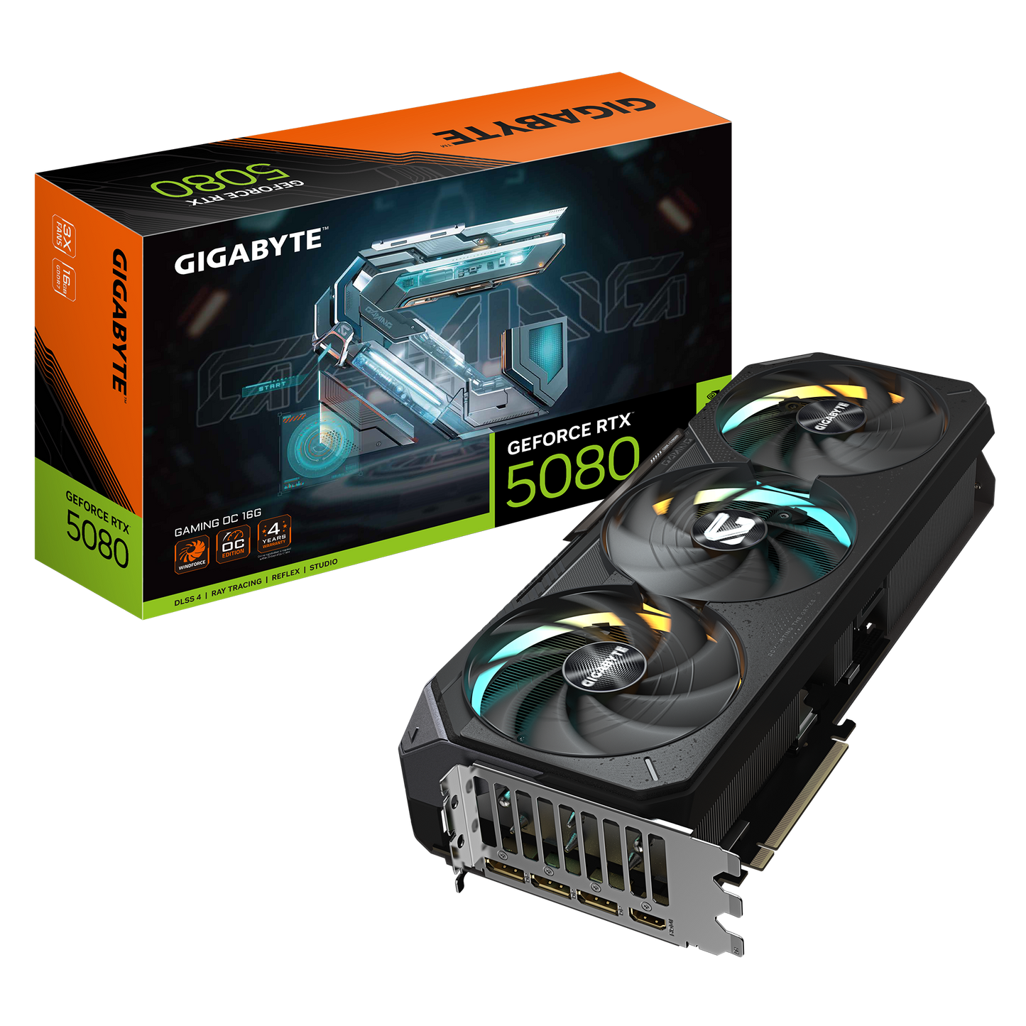 GIGABYTE Gaming OC GeForce RTX 5080 16GB GDDR7 Gaming Graphics Card
