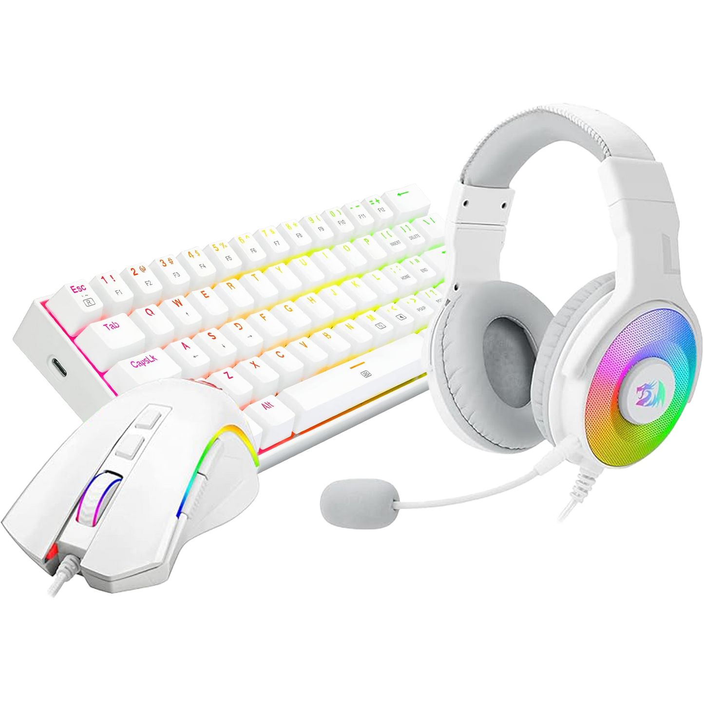 REDRAGON GAMING ESSENTIALS S129W BUNDLE 3 IN 1 Combo