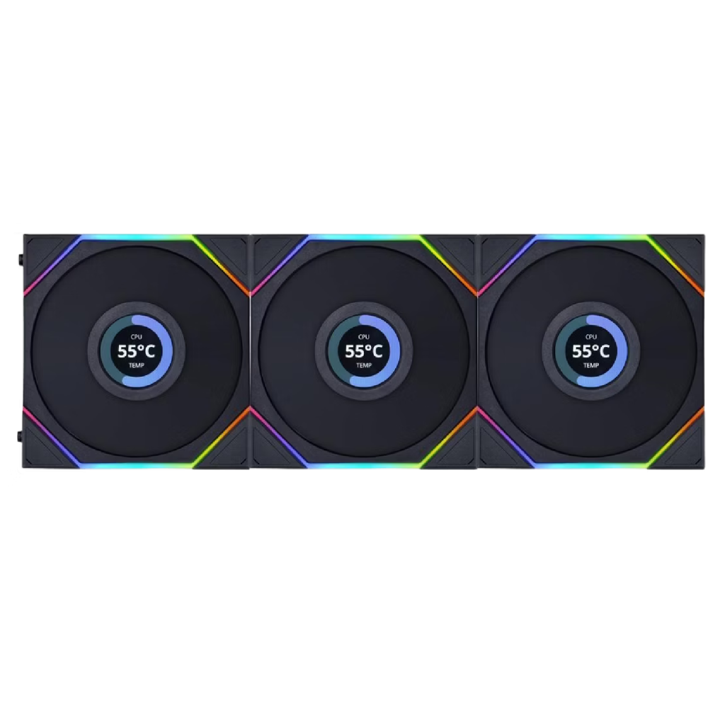 Lian Li UNI FAN TL WIRELESS LCD 120 RGB (3 Pack)