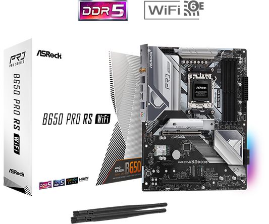 ASROCK B650 PRO RS AM5 ATX Motherboard
