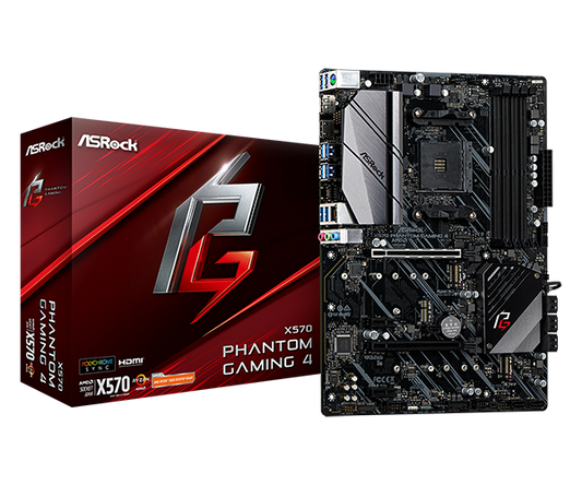 ASROCK X570 PHANTOM GAMING 4 ATX AMD Motherboard