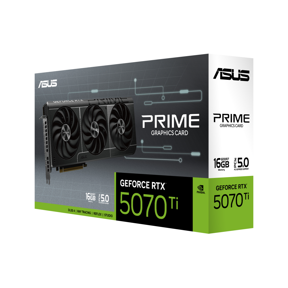 ASUS PRIME GeForce RTX™ 5070 TI 16GB GDDR7 OC Edition Graphics Card