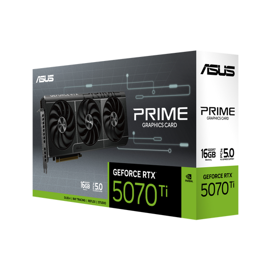 ASUS PRIME GeForce RTX™ 5070 TI 16GB GDDR7 OC Edition Graphics Card