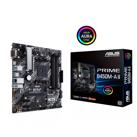 ASUS PRIME B450M-A II AMD AM4 RYZEN Micro-ATX Gaming Motherboard