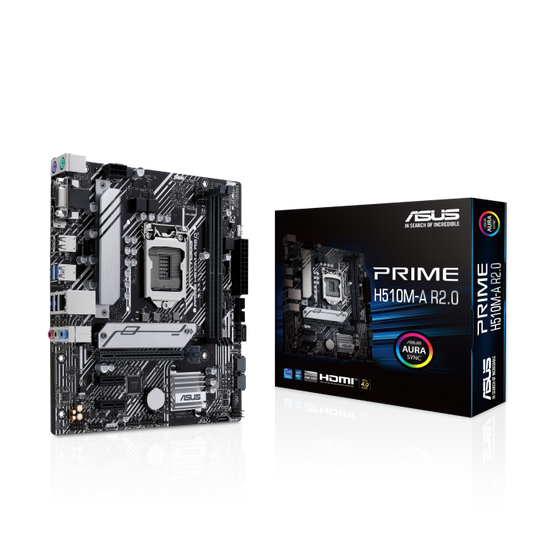 ASUS PRIME H510M-A R2.0 LGA 1200 Intel DDR4 Micro ATX Motherboard