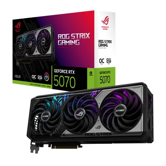 ASUS ROG STRIX GAMING GeForce RTX™ 5070 12GB GDDR7 OC Edition Graphics Card