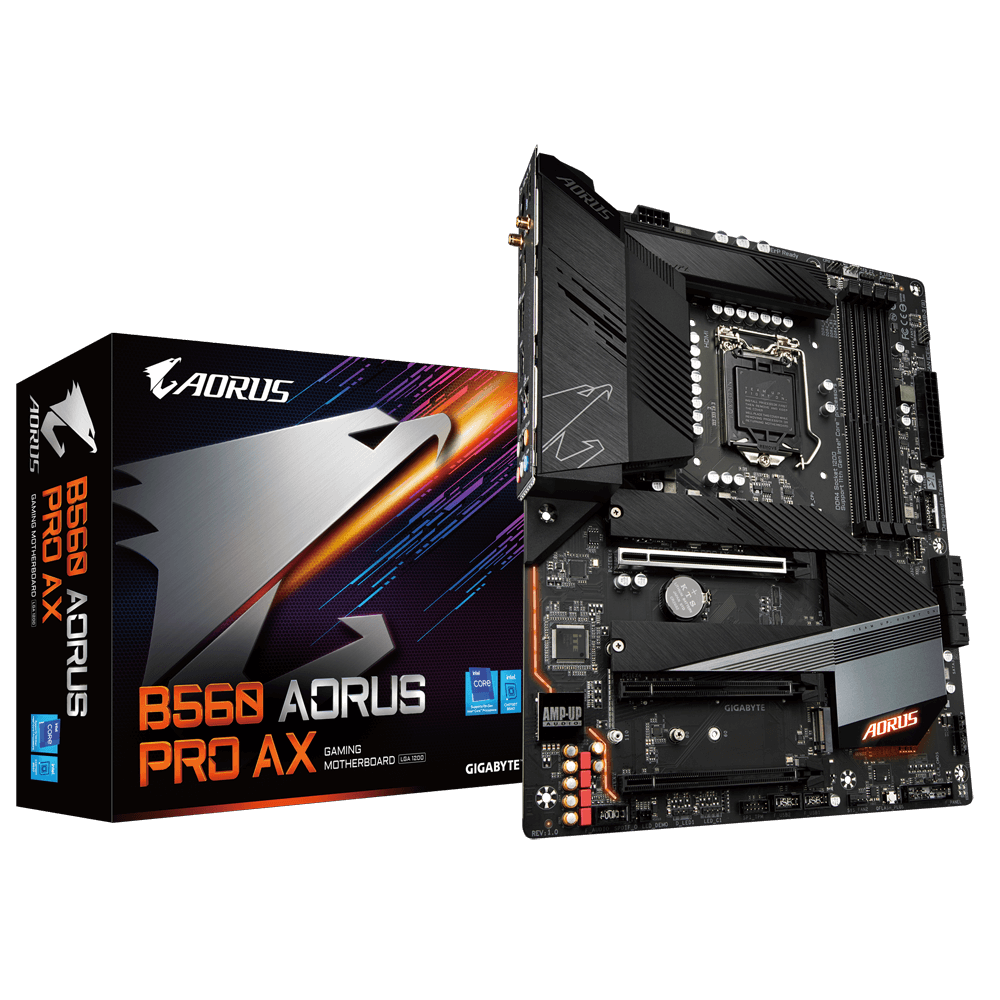 AORUS B560 AORUS PRO AX LGA 1200 Intel B560 ATX Intel Motherboard