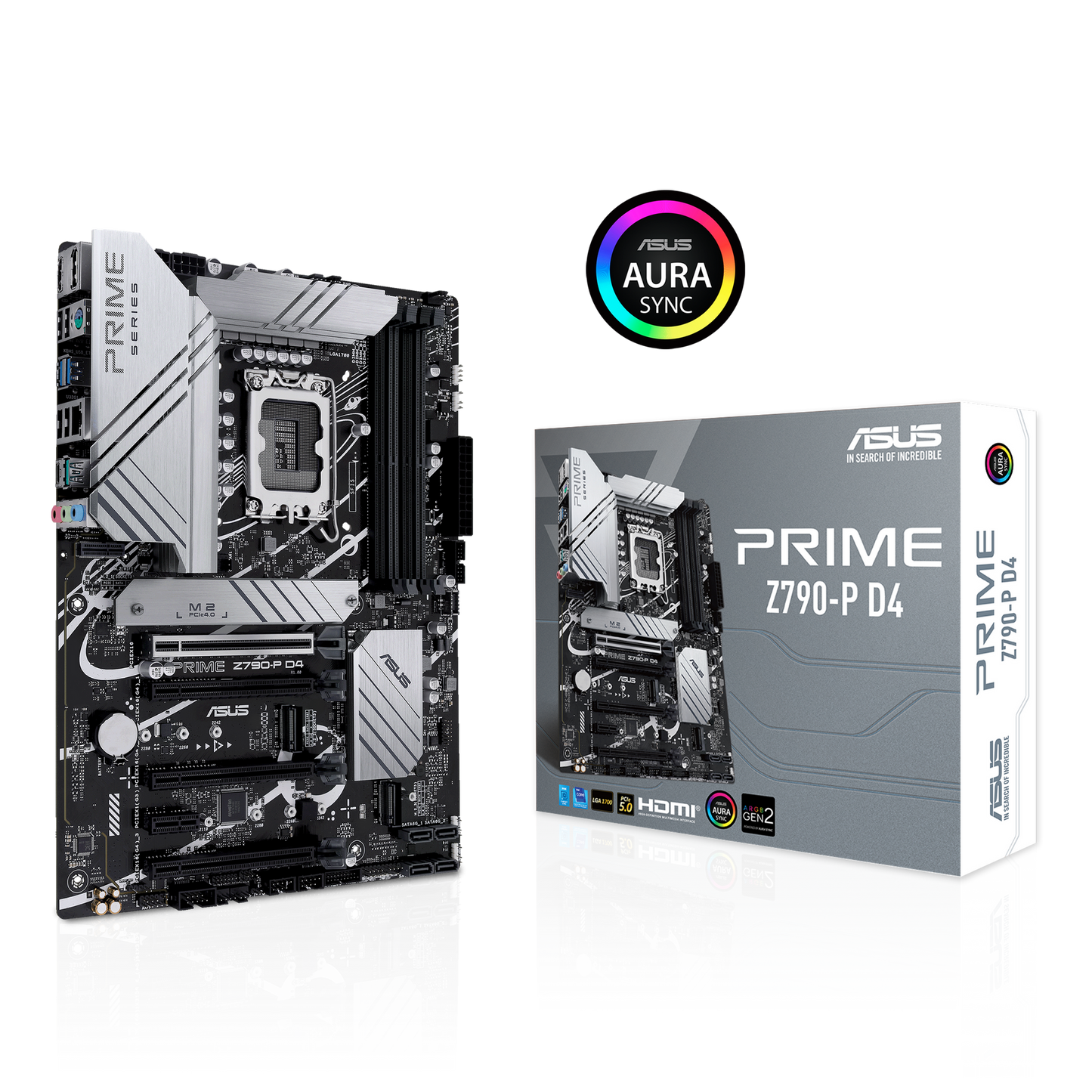 Asus Prime Z790-P D4 Intel Z790 LGA 1700 ATX DDR4 Motherboard