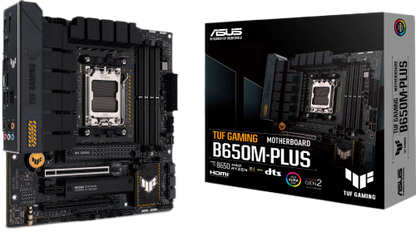 ASUS TUF GAMING B650M-PLUS Gaming AM5 Micro-ATX Motherboard