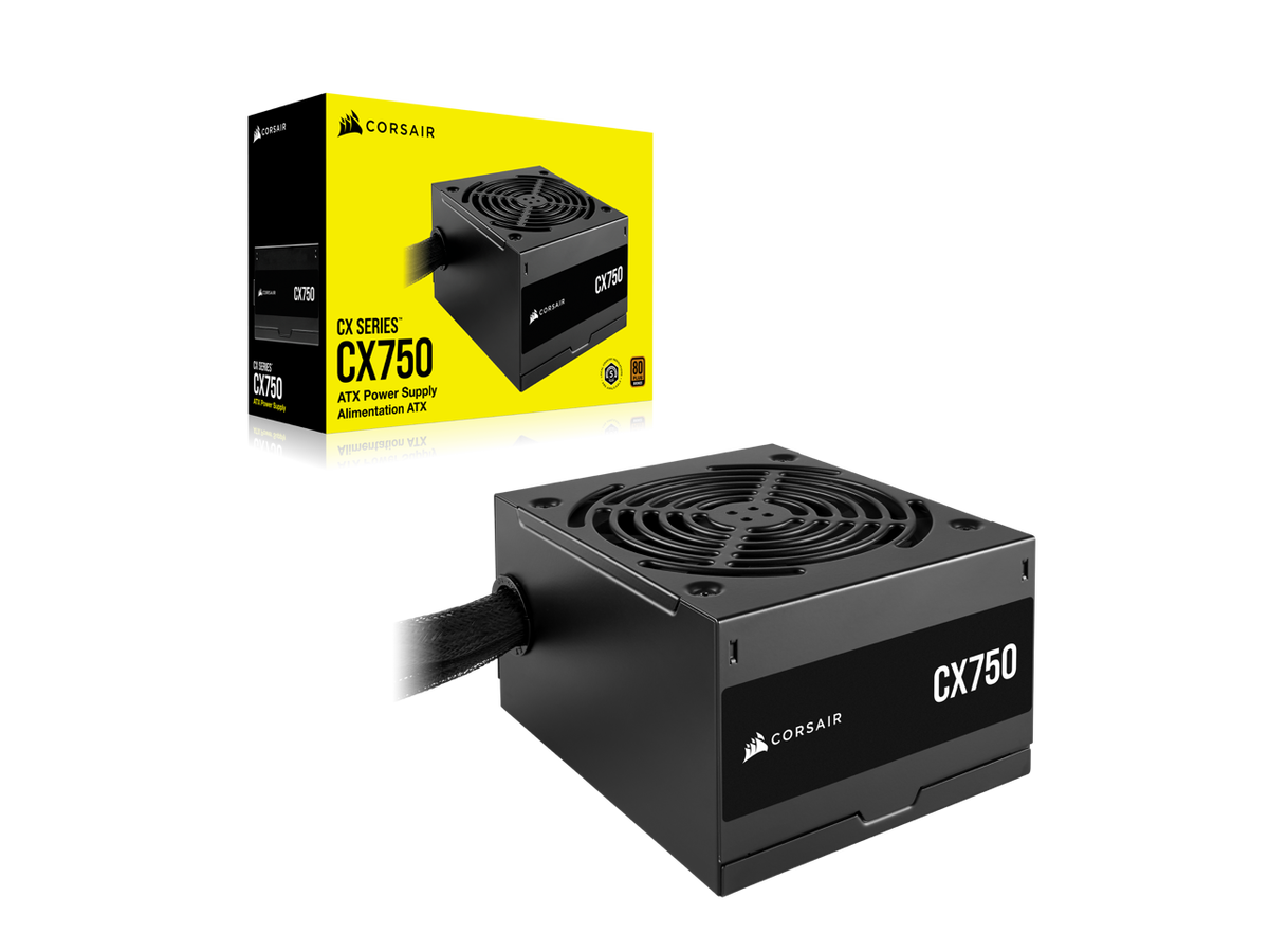 CORSAIR CX Series CX750 80 PLUS Bronze ATX Power Supply