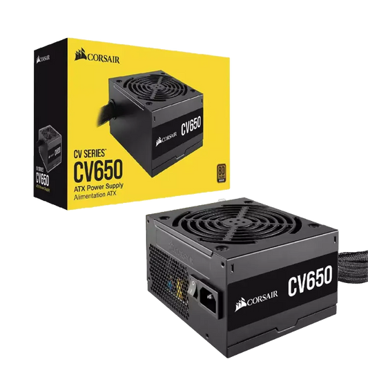 CORSAIR CV650 80 PLUS BRONZE Certified Non-Modular Power Supply