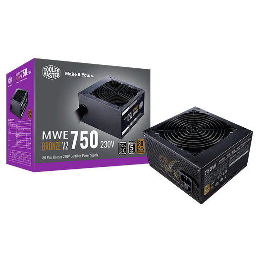 Cooler Master MWE 750 Bronze - V2 80 PLUS Bronze ATX Power Supply