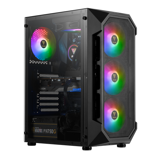 GAMDIAS AURA GC1 ELITE ARGB ATX Mid Tower Computer Case