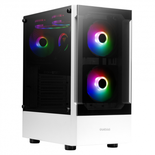 Gamdias Talos E3 WHITE ATX Mid Tower Computer Case