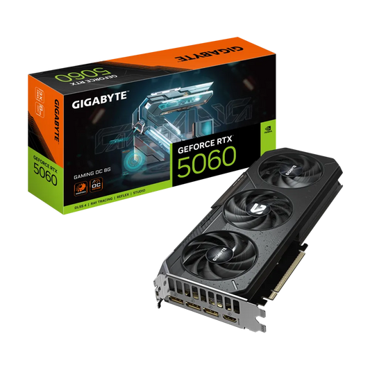 GIGABYTE Gaming OC GeForce RTX 5060 8GB GDDR7 Gaming Graphics Card