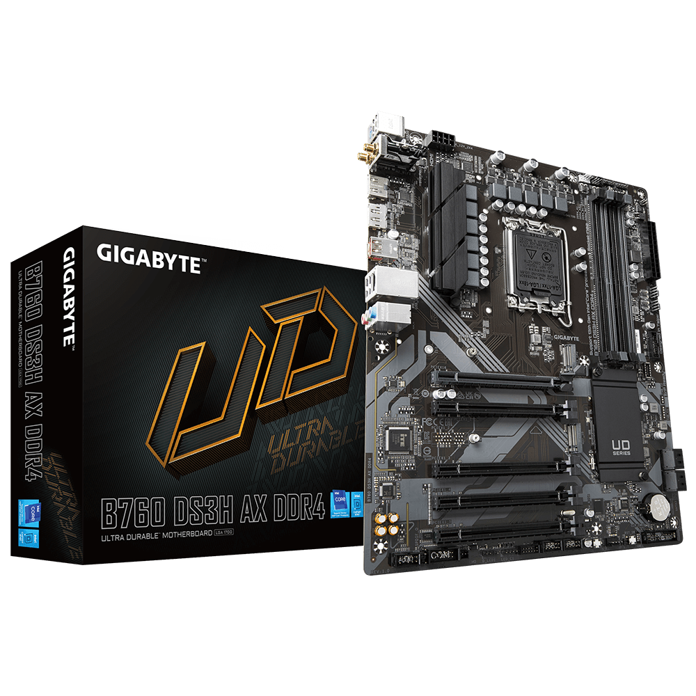 GIGABYTE B760 DS3H AX DDR4 INTEL LGA1700 Motherboard