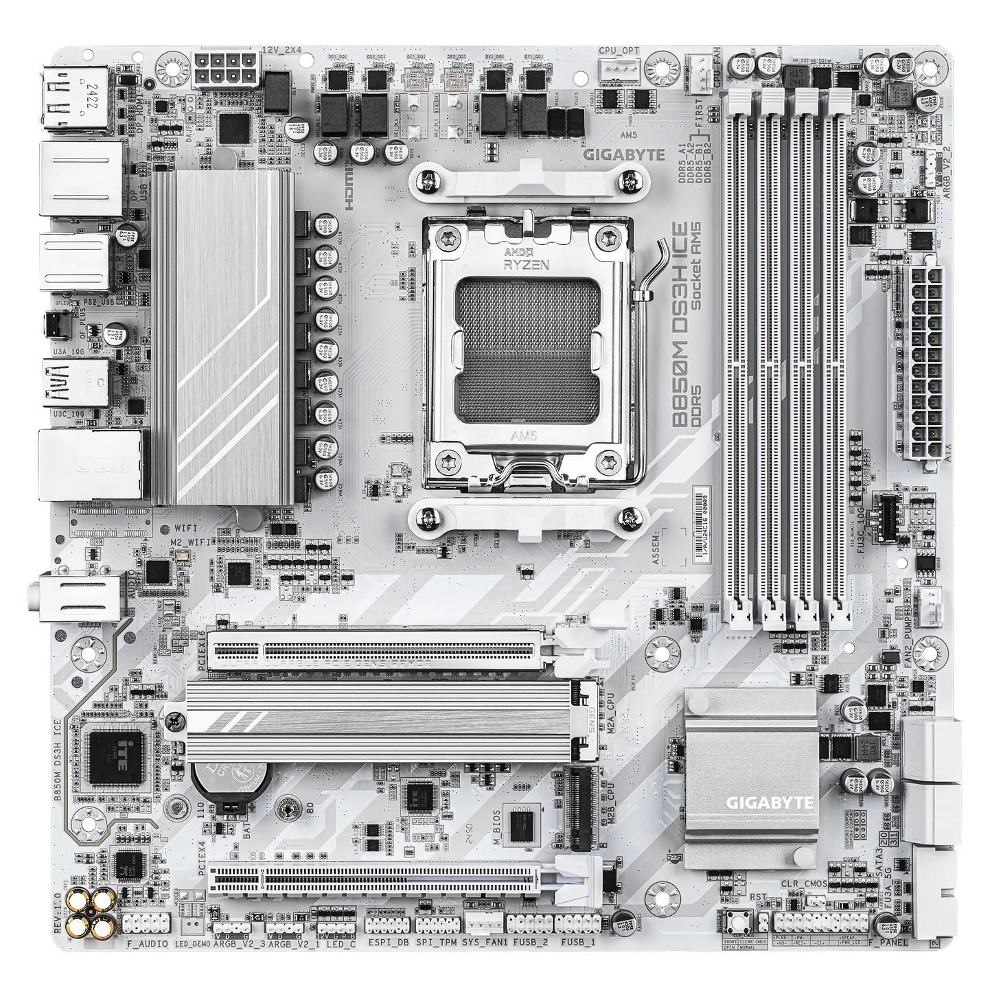 GIGABYTE B850M DS3H ICE AMD AM5 Micro-ATX Motherboard