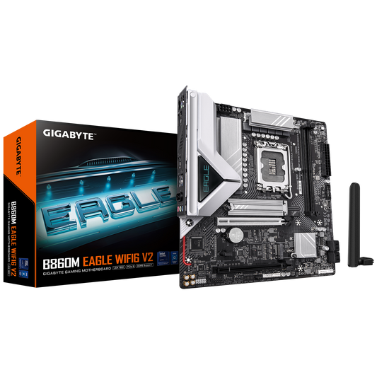 GIGABYTE B860M EAGLE WIFI6 V2 LGA 1851 mATX Motherboard