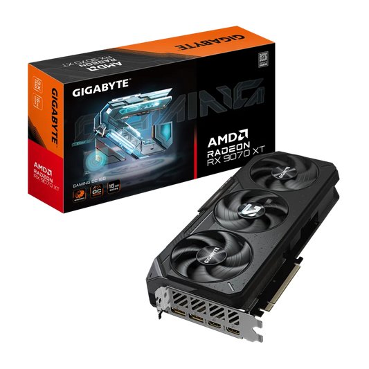 GIGABYTE GAMING OC Radeon RX 9070 XT OC 16GB GDDR6 Gaming Graphics Card